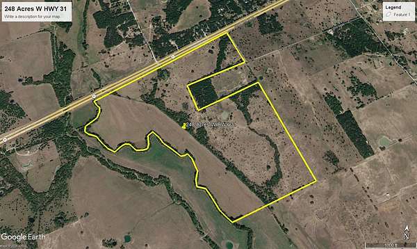 248 Acres of Land for Sale in Corsicana, Texas