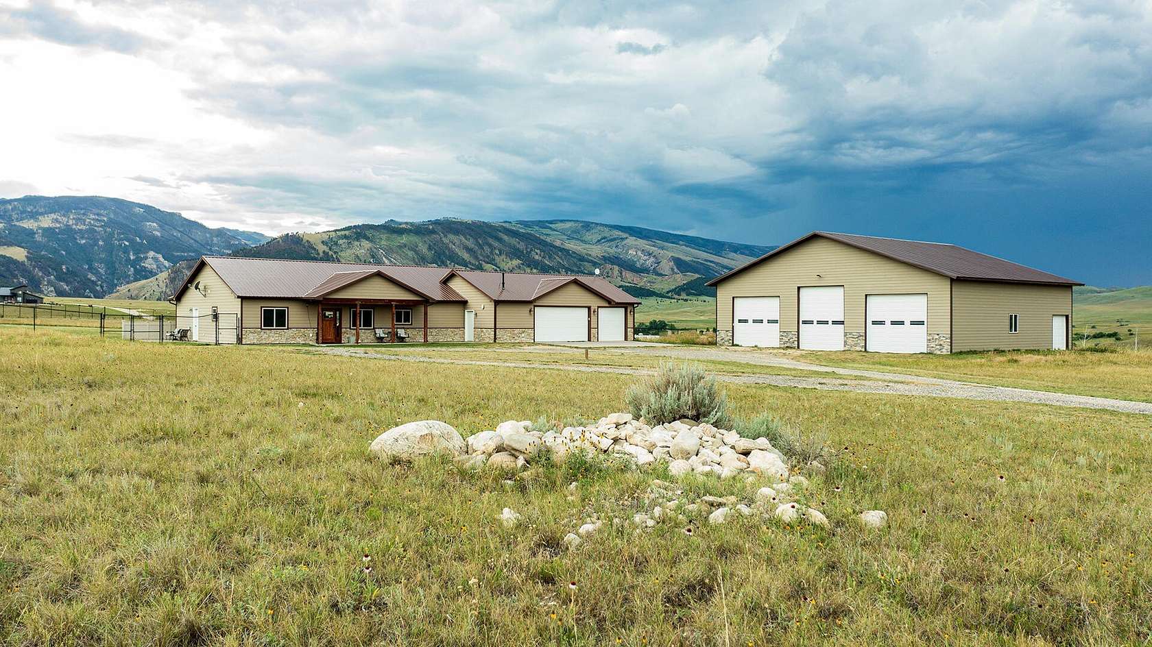 6 Acres of Land with Home for Sale in Dayton, Wyoming