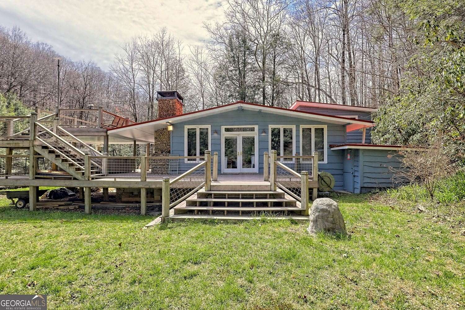 3.83 Acres of Land with Home for Sale in Hayesville, North Carolina