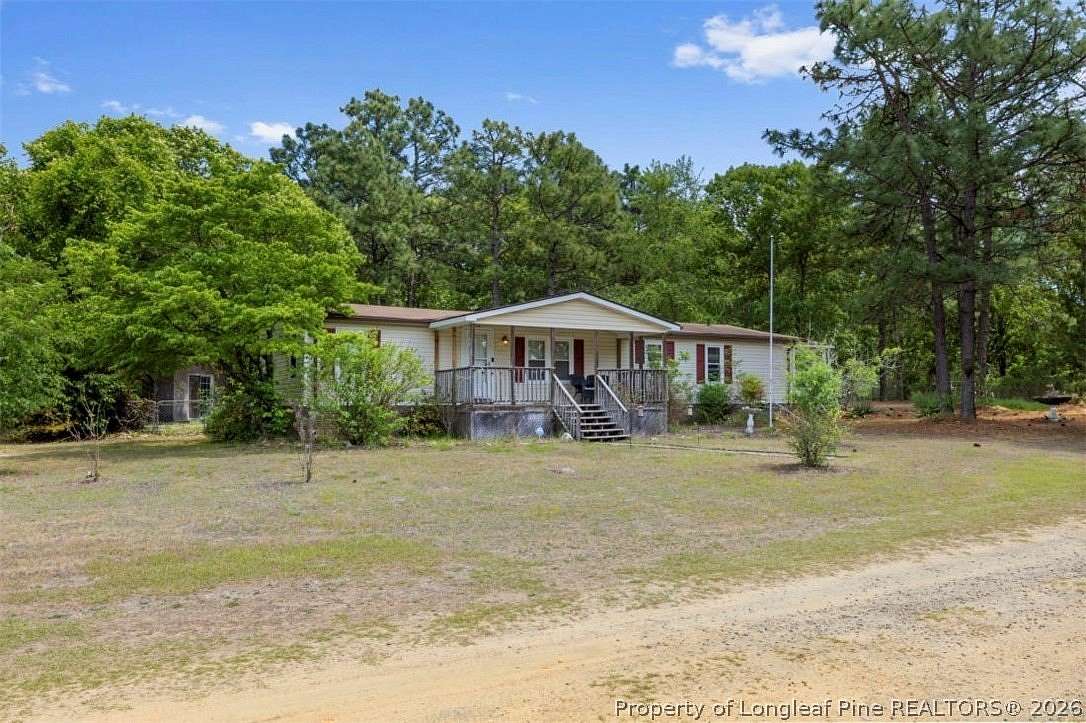 10.2 Acres of Land with Home for Sale in Fayetteville, North Carolina