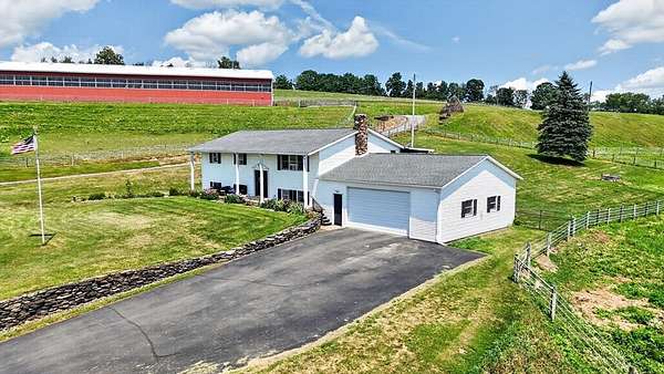 34.8 Acres of Agricultural Land with Home for Sale in Athens, Pennsylvania