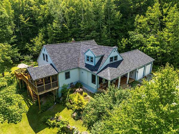6.6 Acres of Land with Home for Sale in Bridgewater, New Hampshire