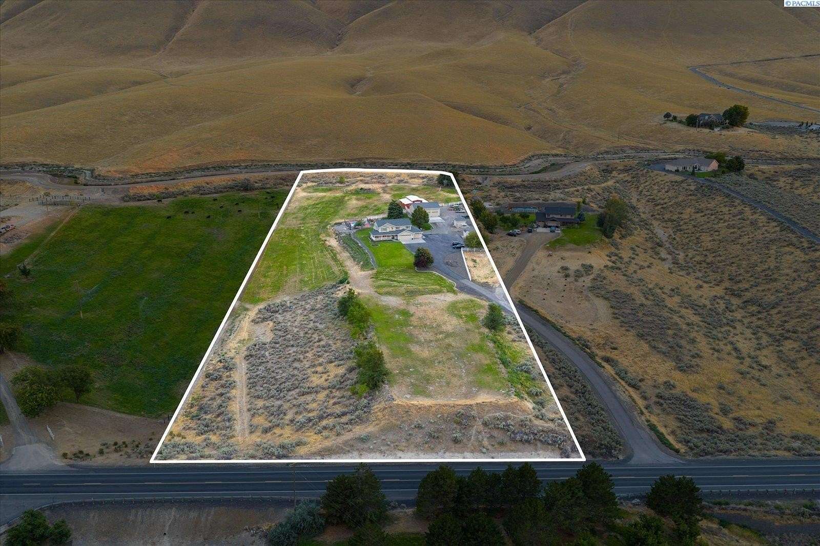 5.4 Acres of Land with Home for Sale in Benton City, Washington