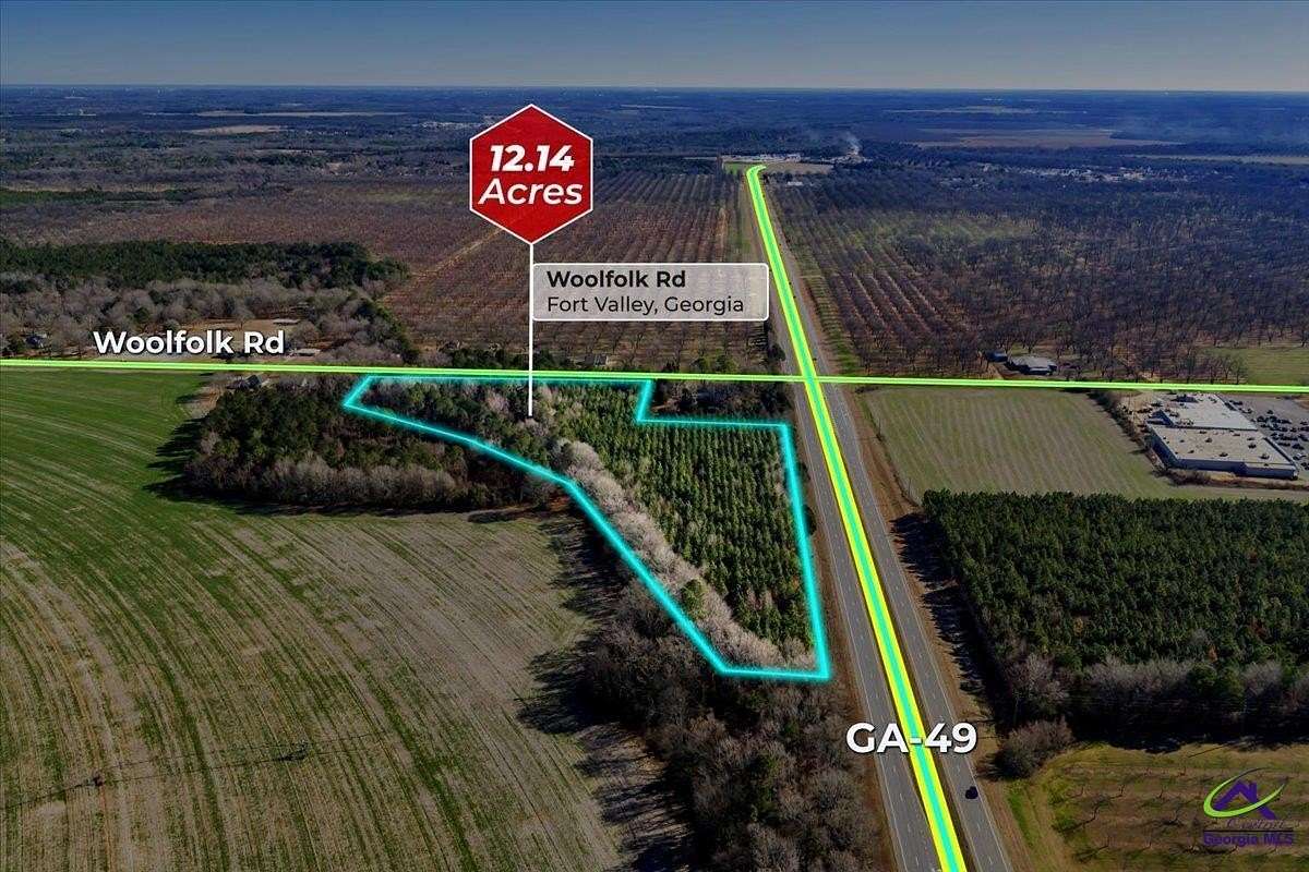 12.4 Acres of Land for Sale in Fort Valley, Georgia