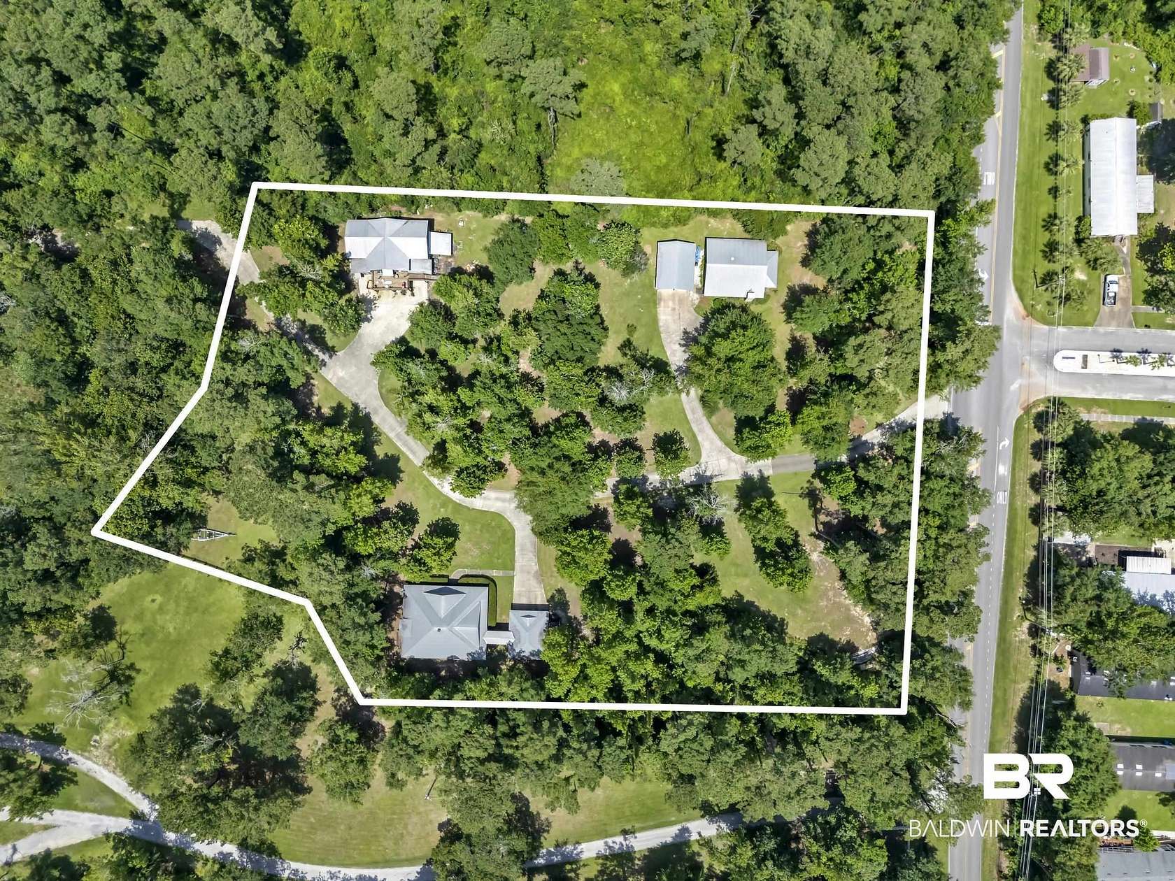 3.42 Acres of Land with Home for Sale in Gulf Shores, Alabama