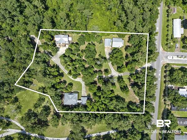 3.42 Acres of Land with Home for Sale in Gulf Shores, Alabama