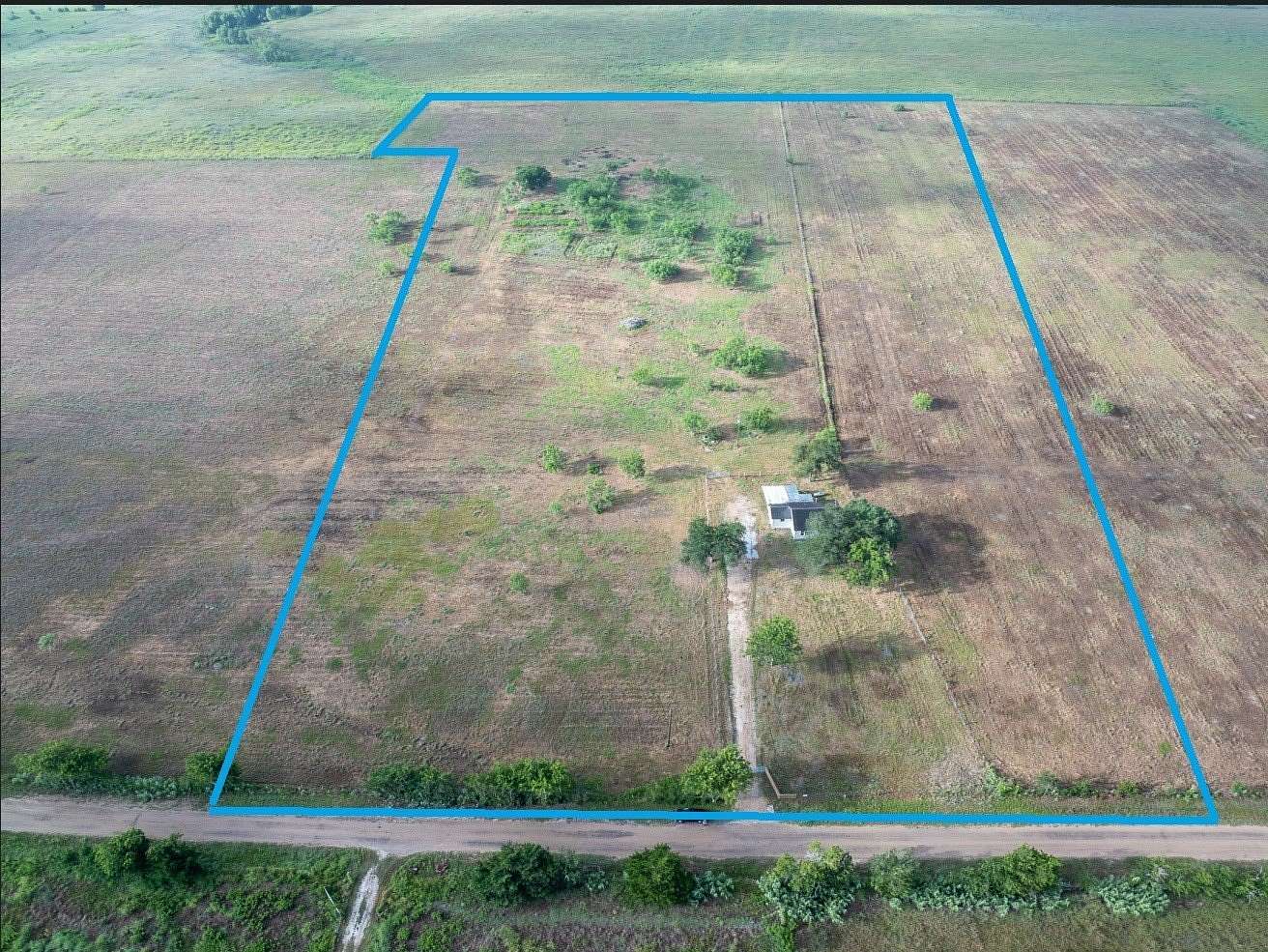 18 Acres of Land with Home for Sale in Schulenburg, Texas