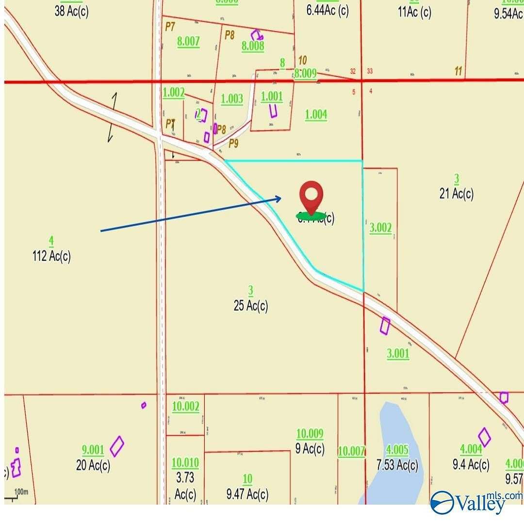 8.5 Acres of Land for Sale in Centre, Alabama