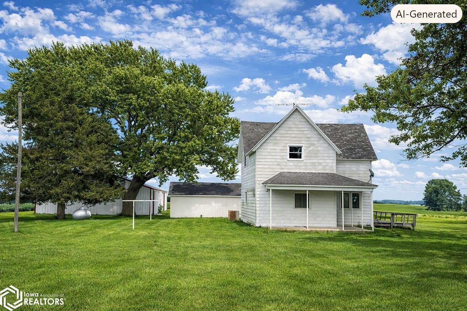 3 Acres of Land with Home for Sale in Osceola, Iowa