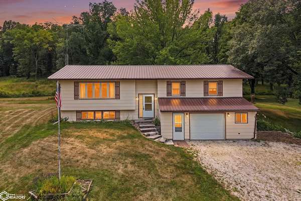 5 Acres of Land with Home for Sale in Jefferson, Iowa