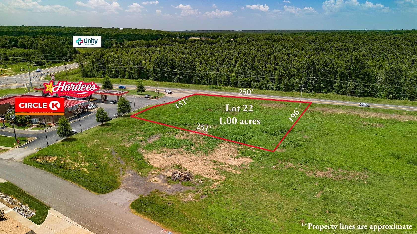 1 Acre of Commercial Land for Sale in Cabot, Arkansas