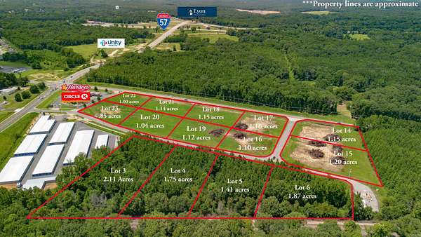 1.15 Acres of Commercial Land for Sale in Cabot, Arkansas