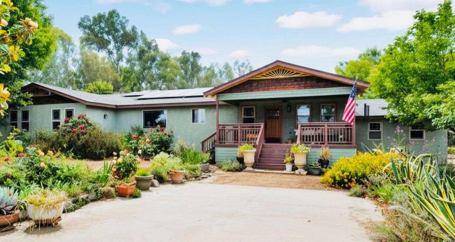 2 Acres of Land with Home for Sale in Sanger, California