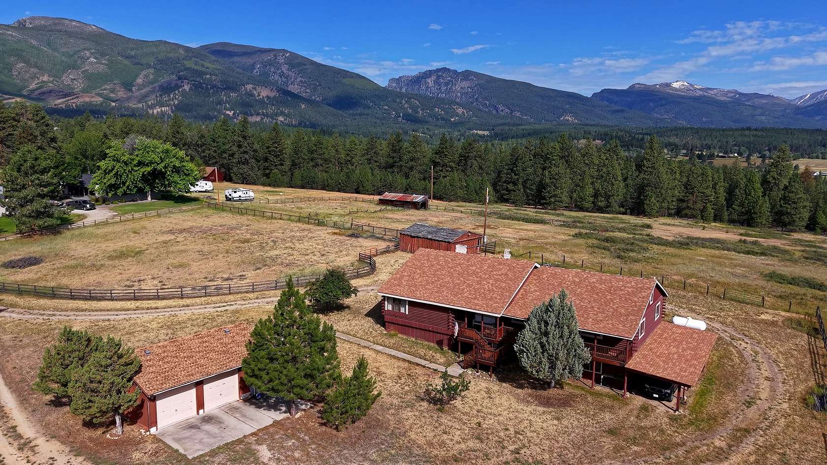 19.8 Acres of Land with Home for Sale in Hamilton, Montana