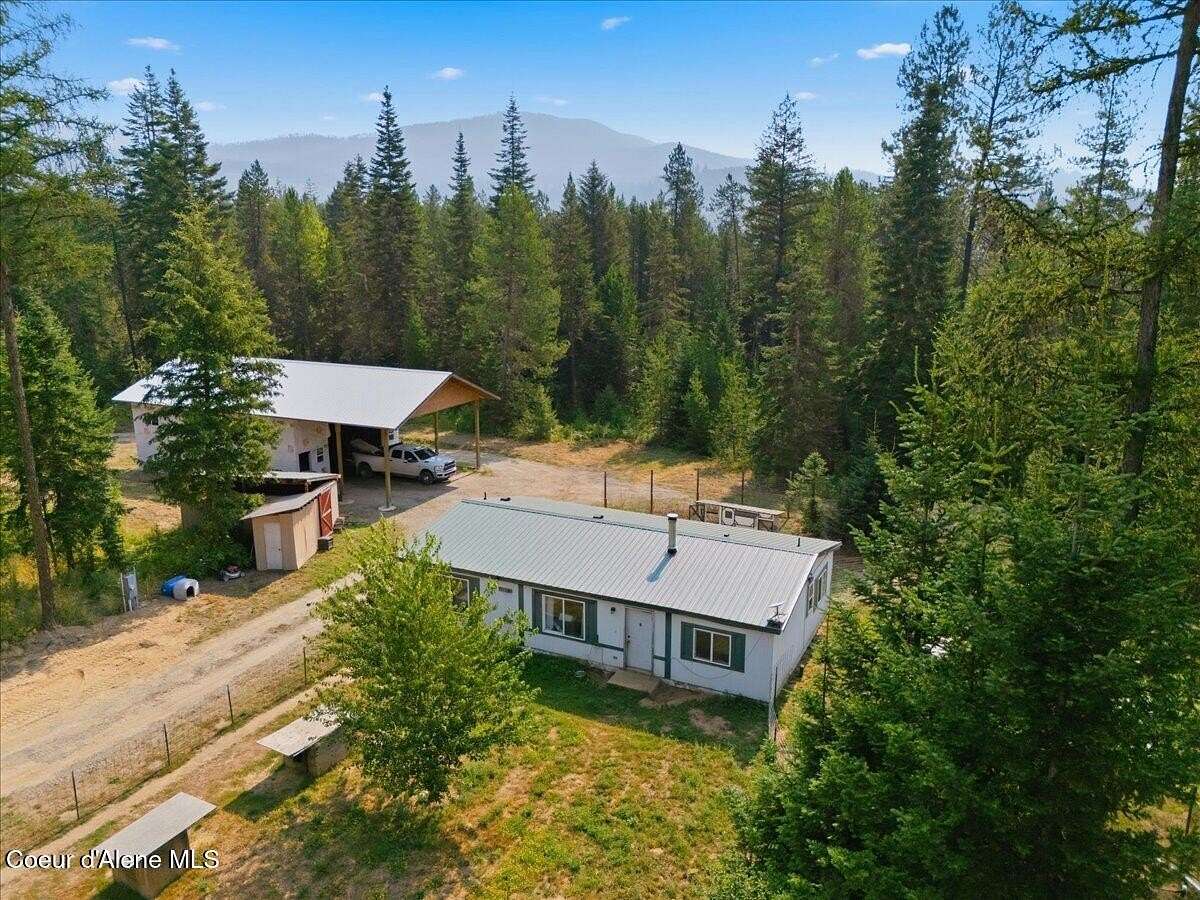 10 Acres of Land with Home for Sale in Priest River, Idaho