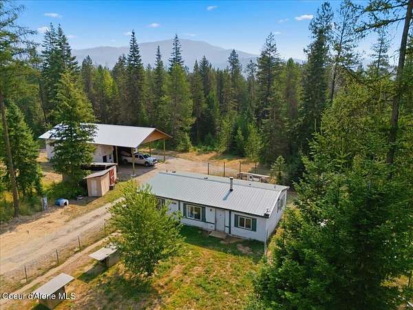 10 Acres of Land with Home for Sale in Priest River, Idaho
