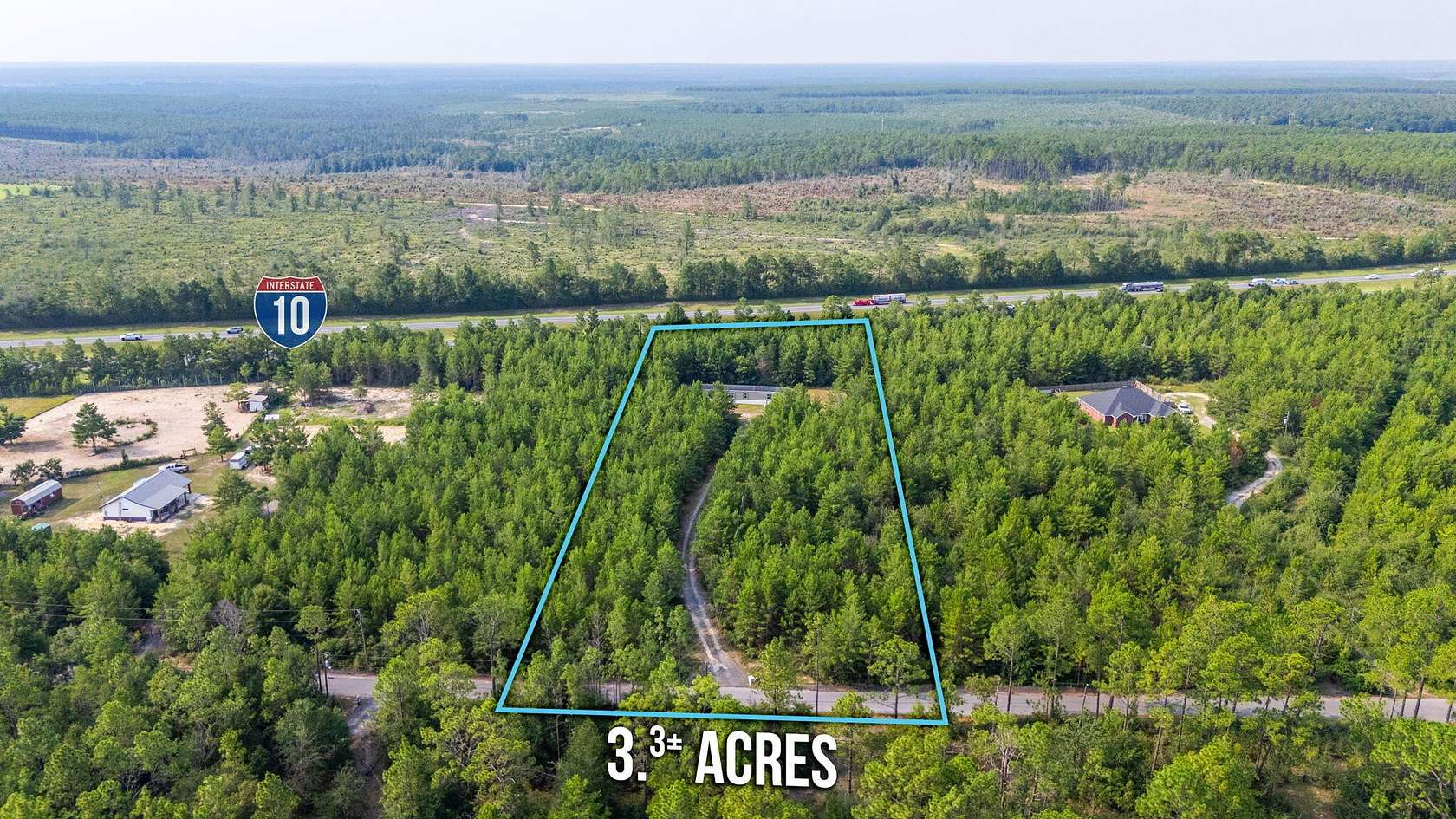 3.3 Acres of Land with Home for Sale in Milton, Florida