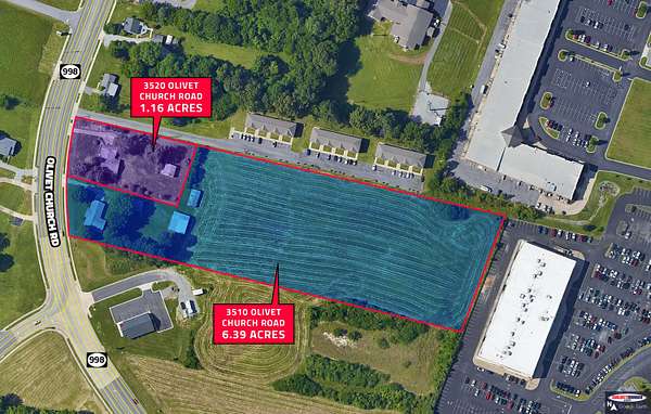 7.55 Acres of Mixed-Use Land for Sale in Paducah, Kentucky