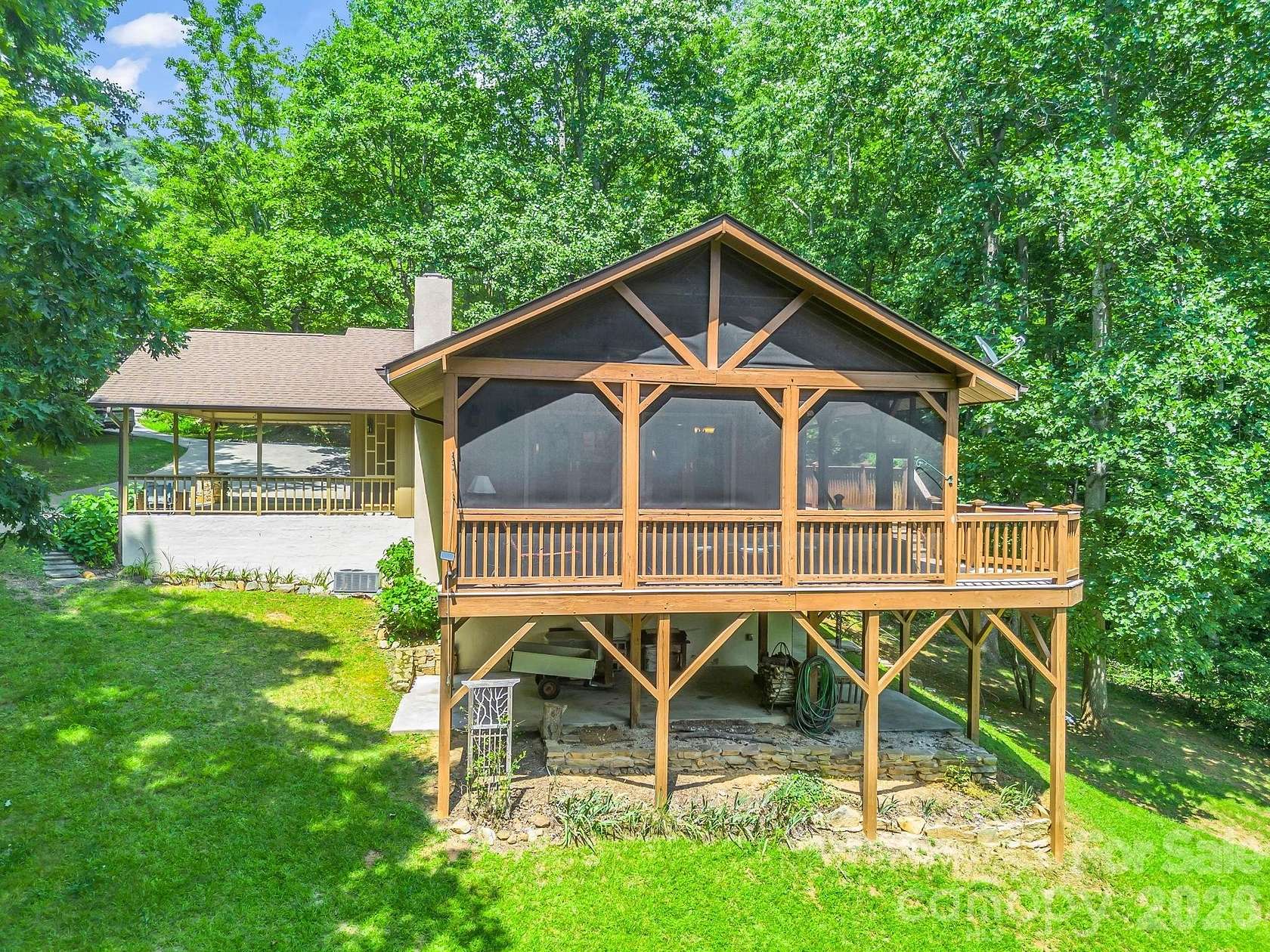 1.54 Acres of Land with Home for Sale in Black Mountain, North Carolina