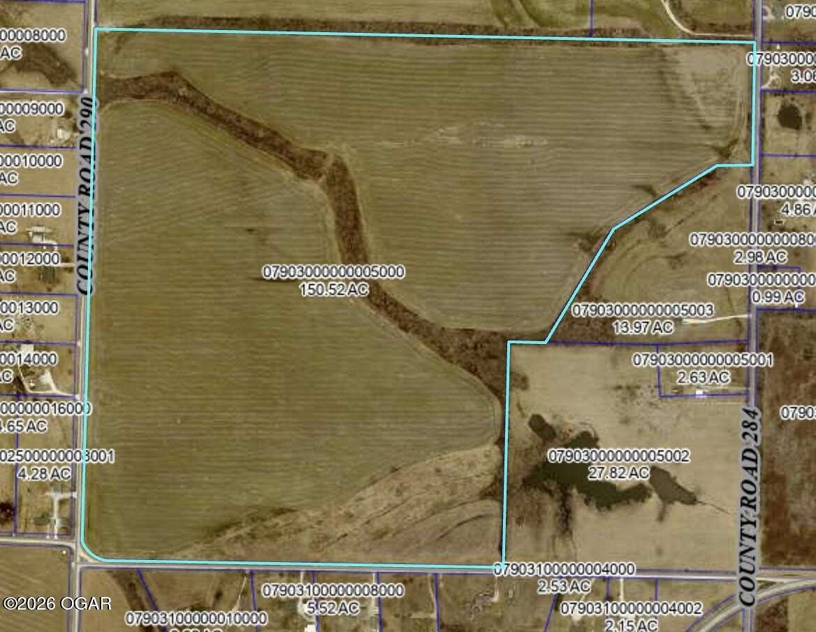 152 Acres of Recreational Land for Sale in Carl Junction, Missouri