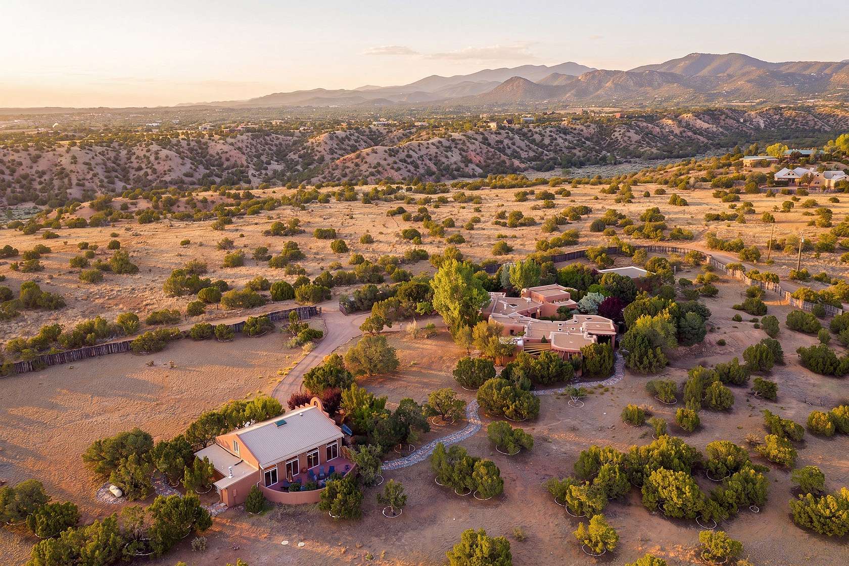 5.8 Acres of Land with Home for Sale in Santa Fe, New Mexico