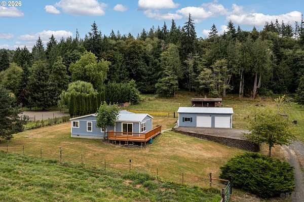 2.49 Acres of Land with Home for Sale in Clatskanie, Oregon