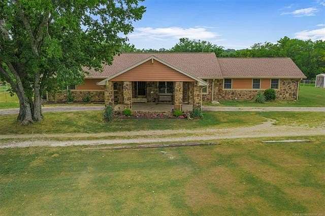 10.2 Acres of Land with Home for Sale in Claremore, Oklahoma
