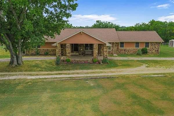 10.2 Acres of Land with Home for Sale in Claremore, Oklahoma