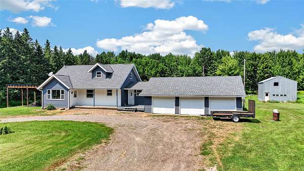 40 Acres of Land with Home for Sale in Tony, Wisconsin