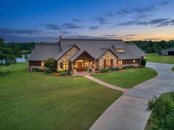 80 Acres of Recreational Land with Home for Sale in Guthrie, Oklahoma