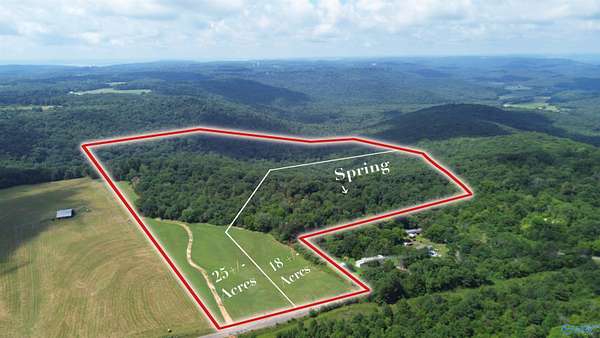 42.9 Acres of Recreational & Residential Land for Sale in Grant, Alabama