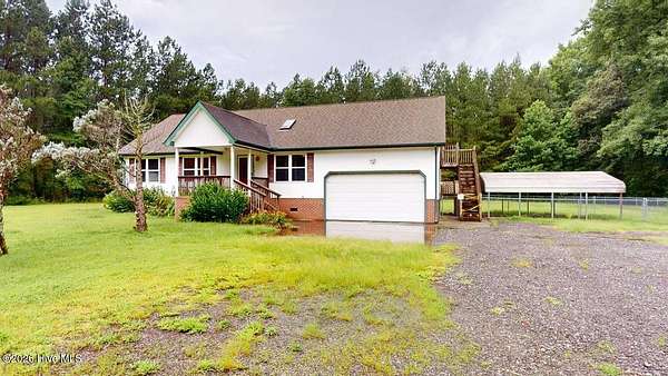 3 Acres of Land with Home for Sale in Sunbury, North Carolina