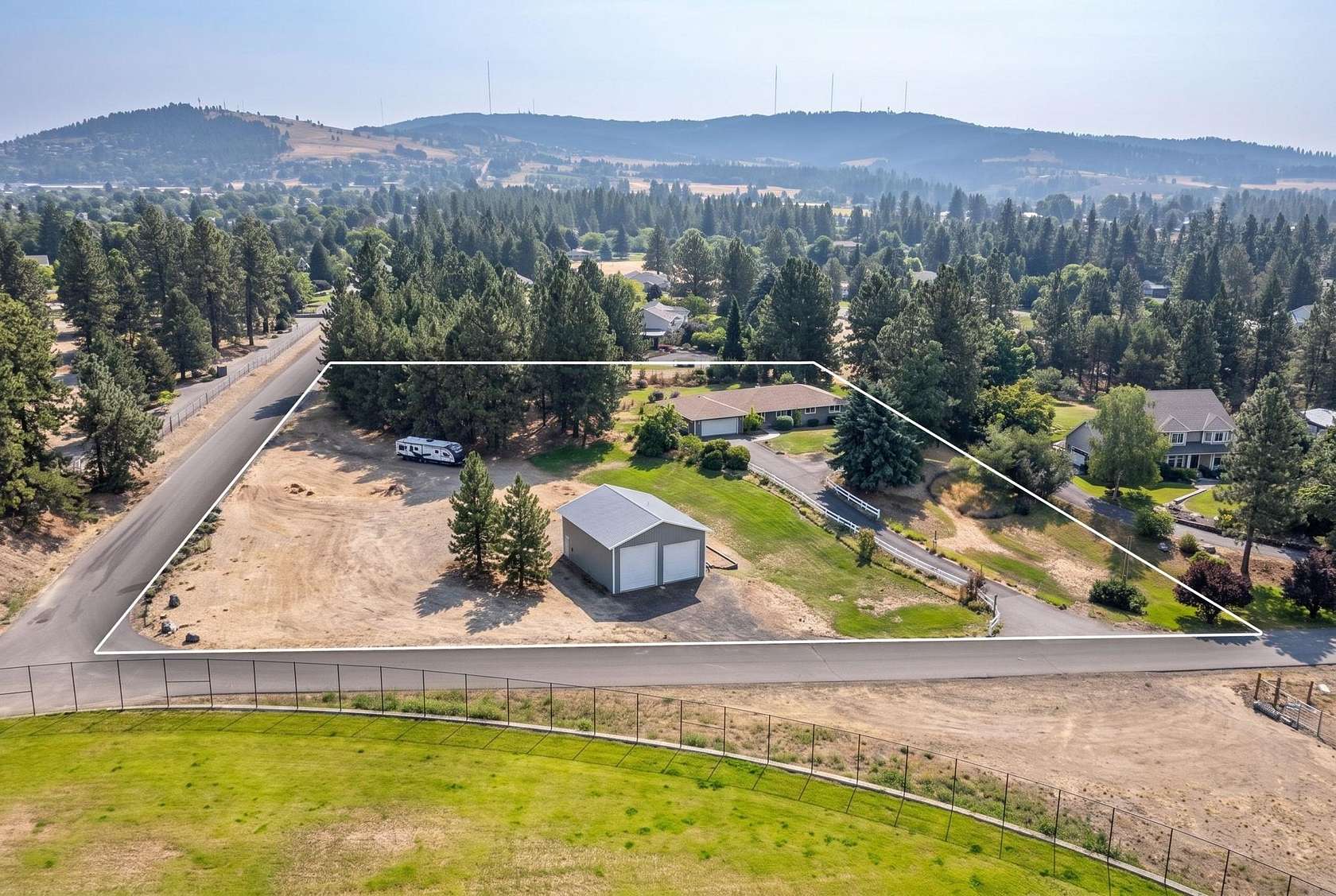 2.24 Acres of Land with Home for Sale in Spokane, Washington