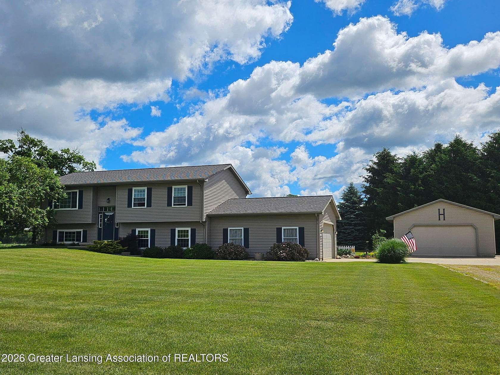 4.6 Acres of Land with Home for Sale in Ovid, Michigan