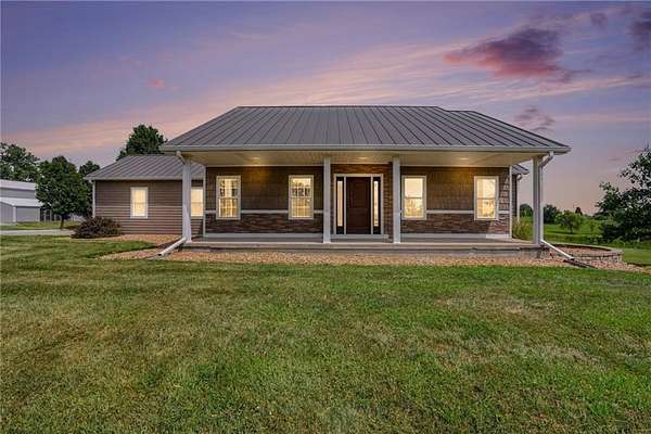 10 Acres of Recreational Land with Home for Sale in Lawson, Missouri