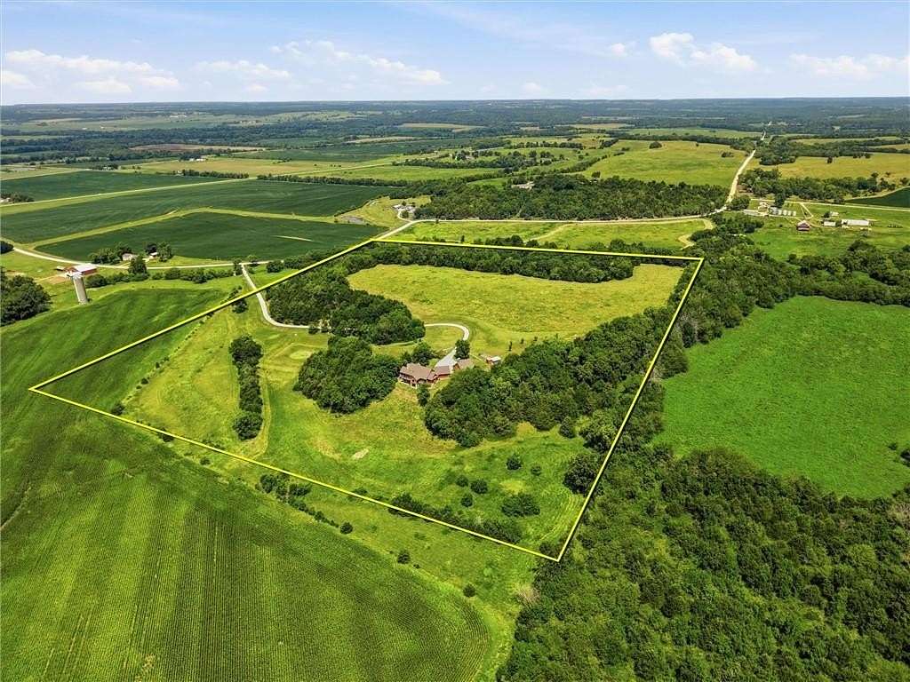49 Acres of Recreational Land with Home for Sale in Greeley, Kansas