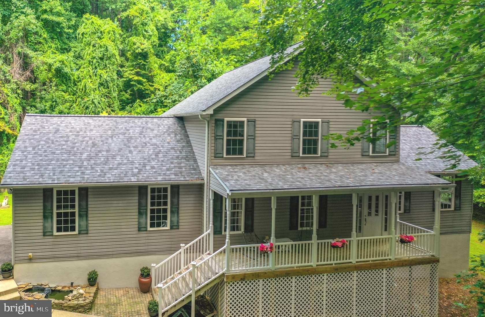 3 Acres of Land with Home for Sale in Huntingtown, Maryland