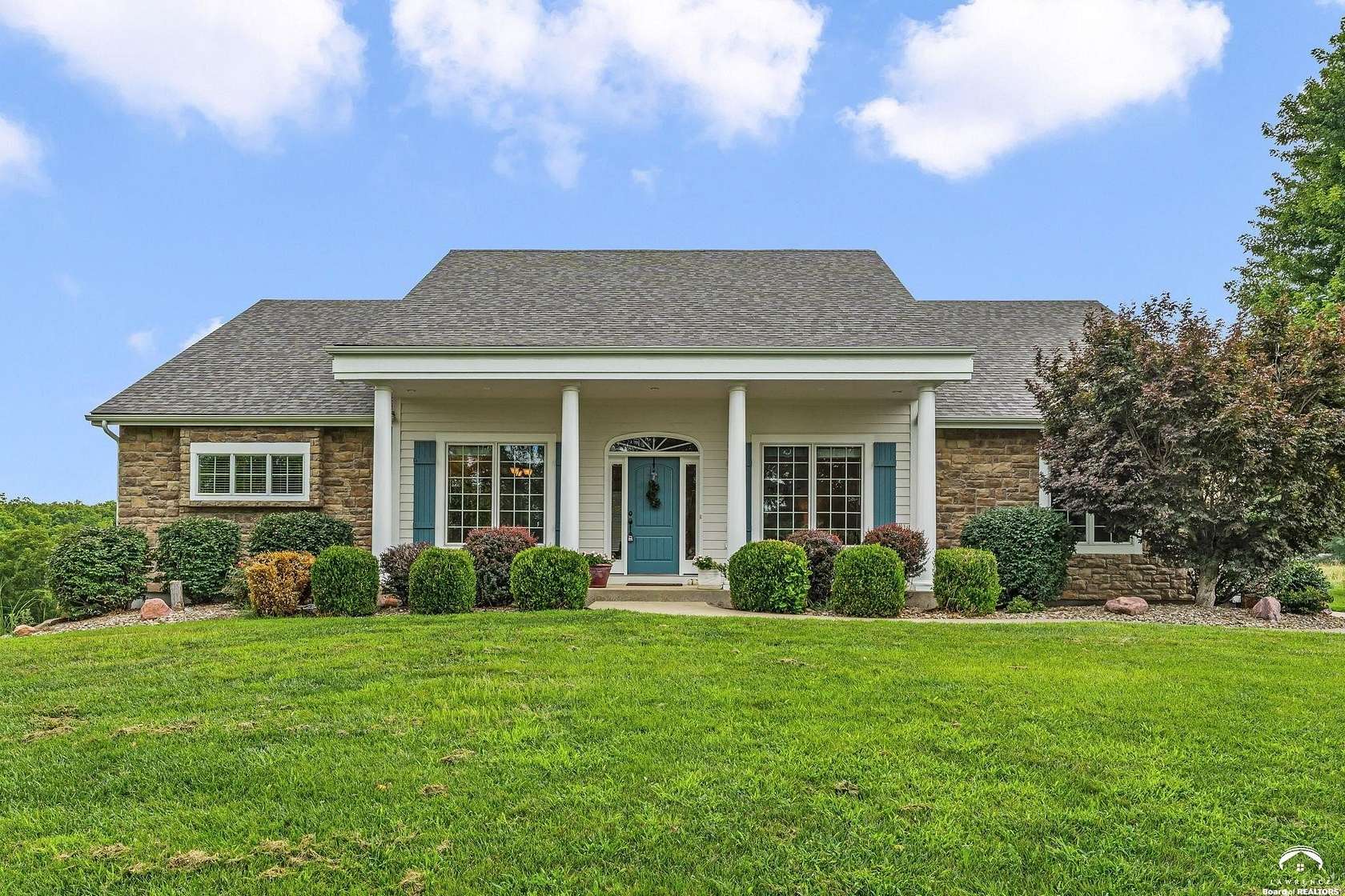5 Acres of Land with Home for Sale in Lawrence, Kansas
