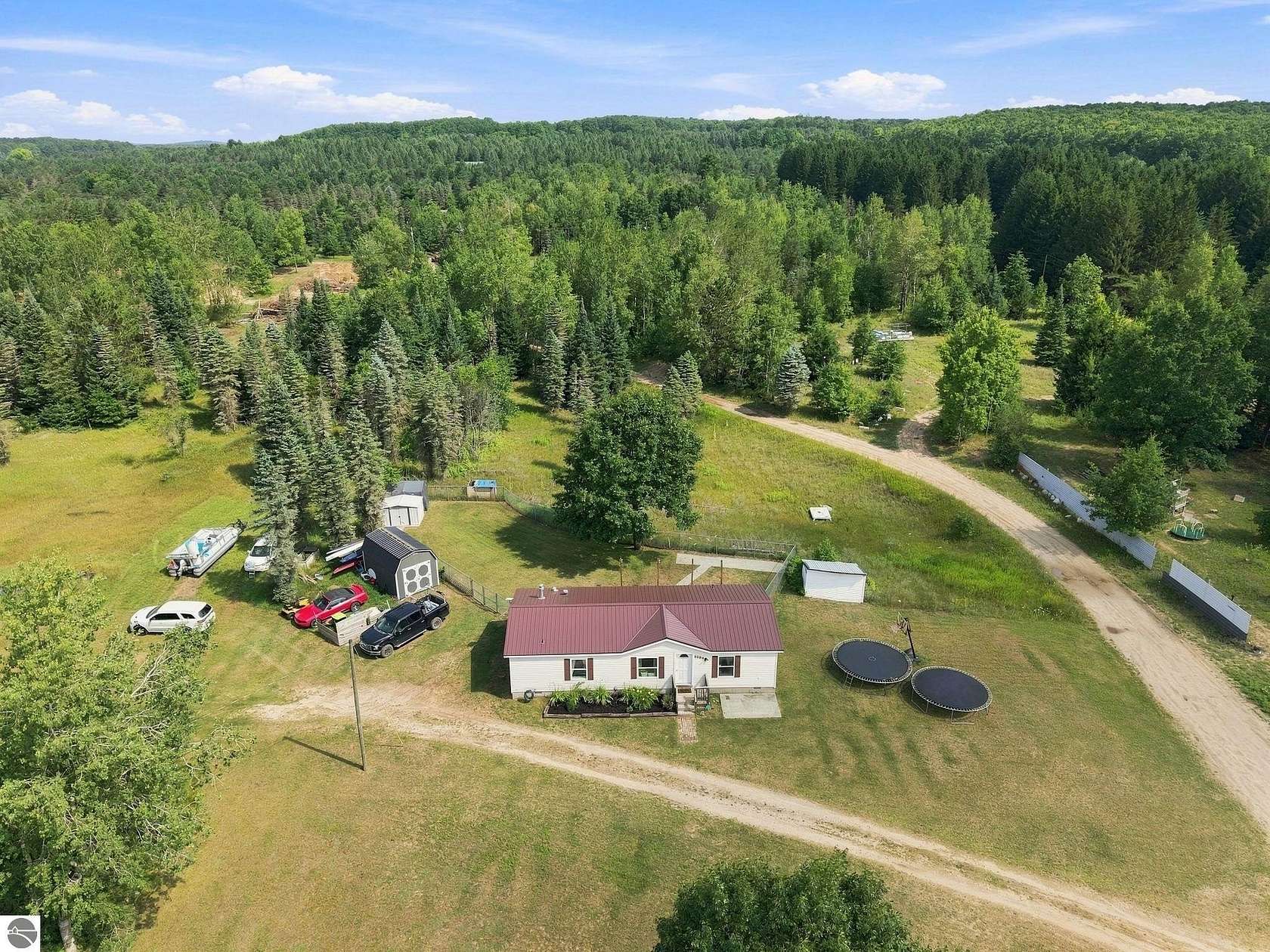 3.3 Acres of Land with Home for Sale in Fife Lake, Michigan