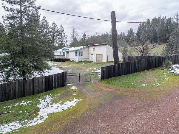 20 Acres of Recreational Land with Home for Sale in Willits, California