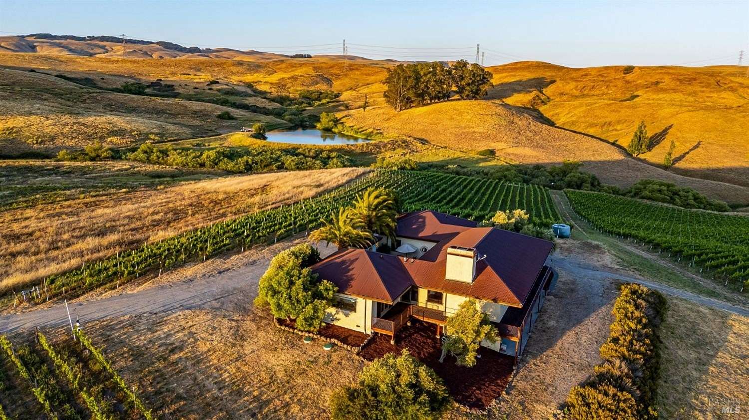 60.1 Acres of Agricultural Land with Home for Sale in Petaluma, California