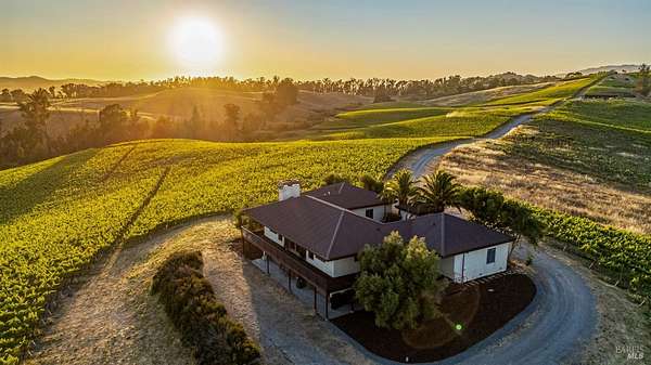 60.1 Acres of Agricultural Land with Home for Sale in Petaluma, California