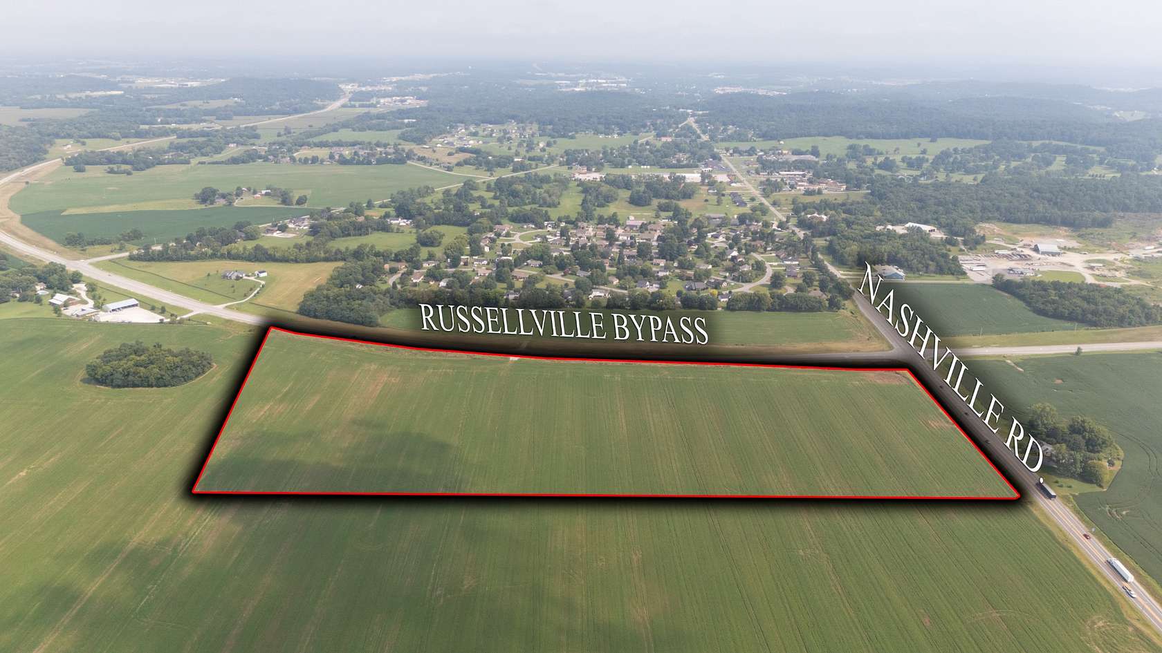 14.3 Acres of Commercial Land for Sale in Russellville, Kentucky