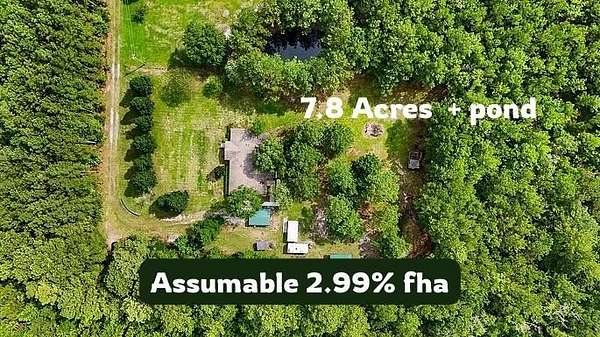 7.8 Acres of Land with Home for Sale in Walterboro, South Carolina