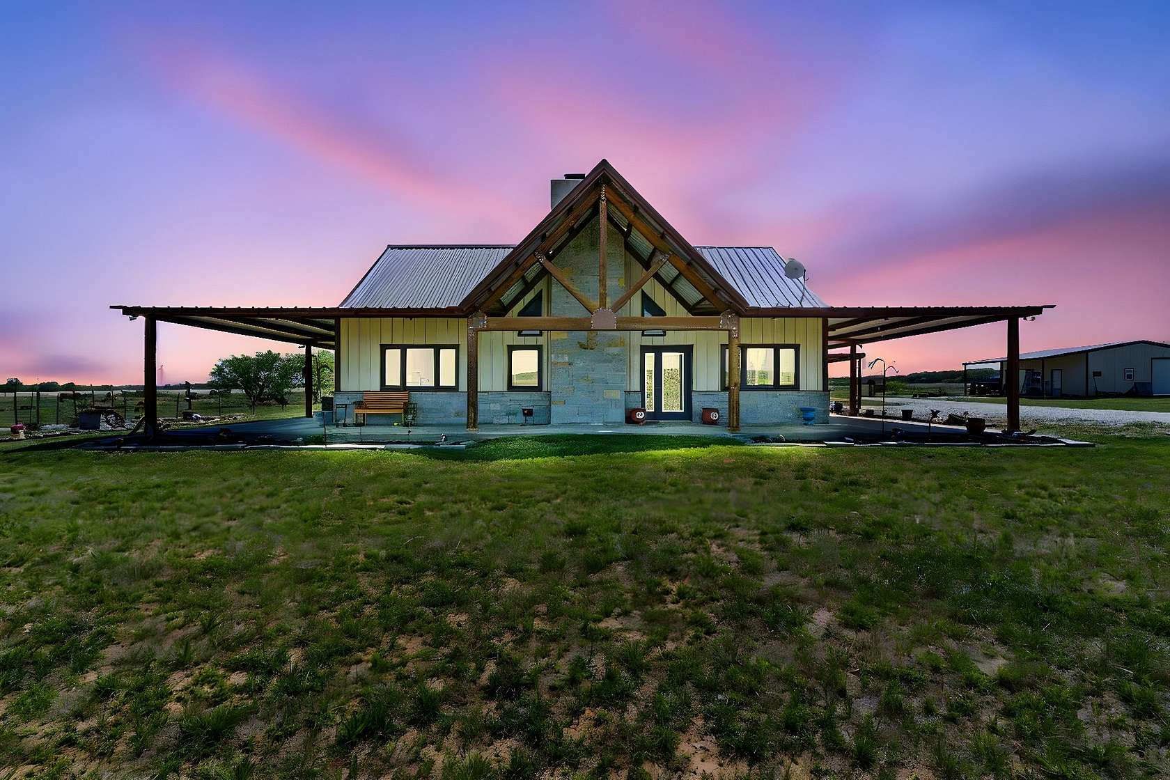 88 Acres of Land with Home for Sale in Gorman, Texas