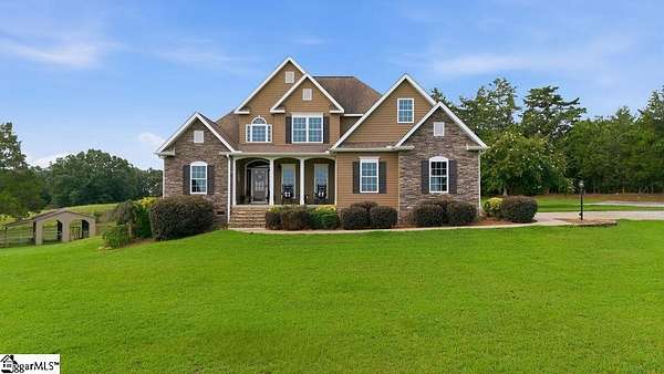 10.5 Acres of Land with Home for Sale in Iva, South Carolina