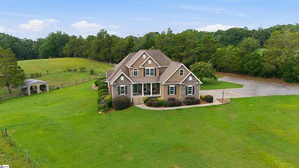 10.5 Acres of Land with Home for Sale in Iva, South Carolina