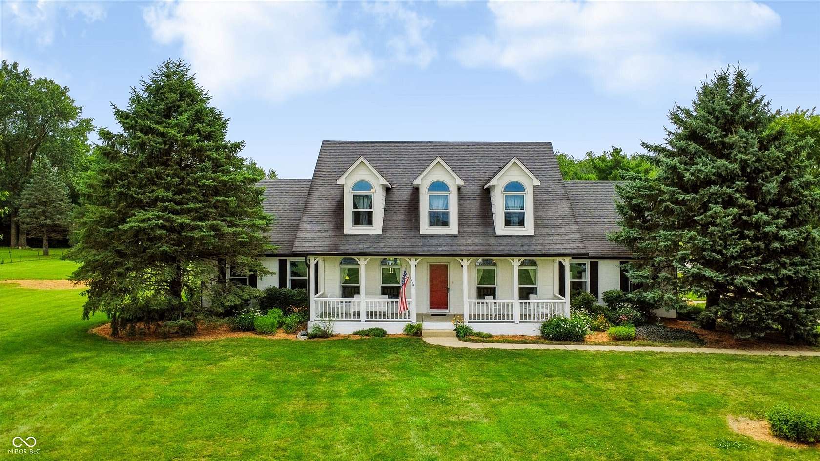 5 Acres of Land with Home for Sale in Greenfield, Indiana