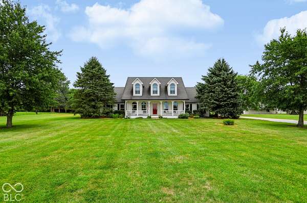 5 Acres of Land with Home for Sale in Greenfield, Indiana