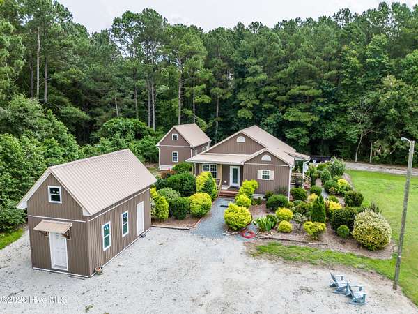 5.56 Acres of Land with Home for Sale in Willard, North Carolina